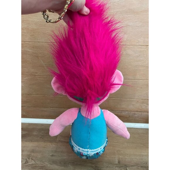 EUC Build-A-Bear Trolls Plush Doll Poppy With Colorful Outfit & Wild Hair - Picture 3 of 8